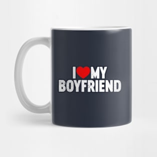 I Love My Boyfriend Valentine's Day Mug